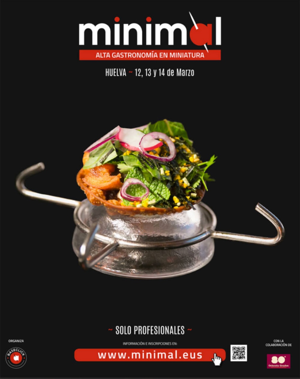 Cartel MINIMAL gastronomia en miniatura de alto nivel
