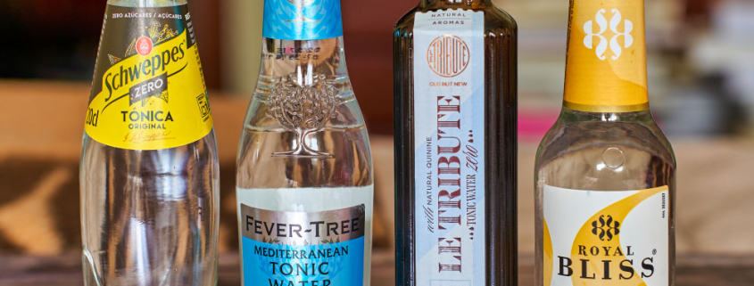 Destilados sin alcohol de cerca - Agua Tónicas